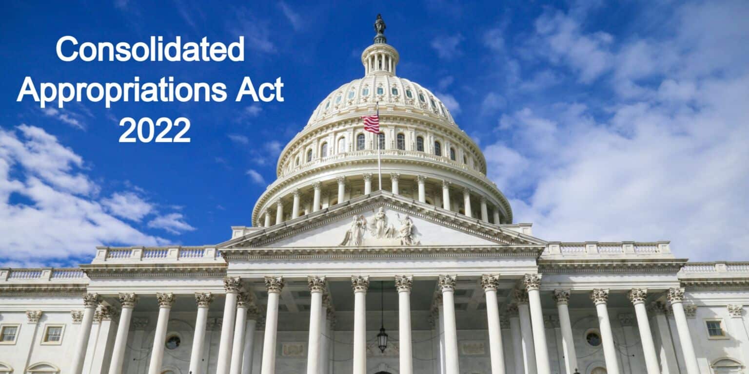 Consolidated Appropriations Act 2022 What’s In It? Compliancy Group
