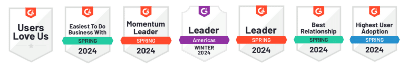 2024 Spring G2 Badges Compliancy Group