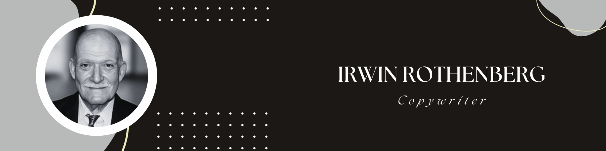 Irwin Rothenberg Header