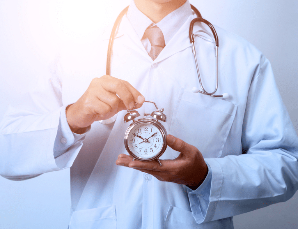 A doctor holding a clock | DOJ's 2026 Unified Enforcement Policy