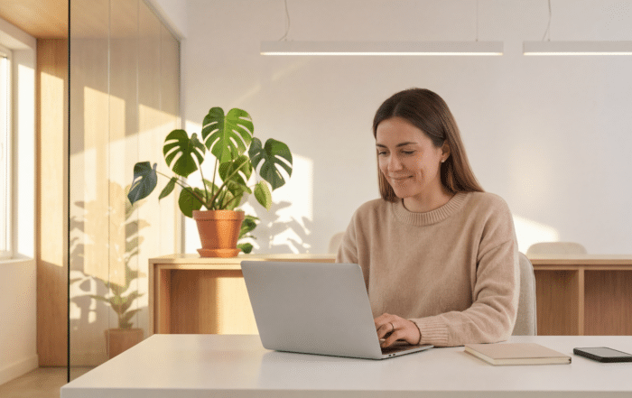 Officer analyzing metrics on two monitors | Healthcare compliance risk assessment template