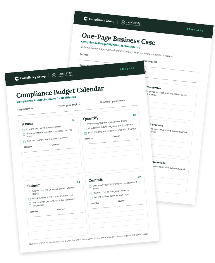 Compliance Budget Planning